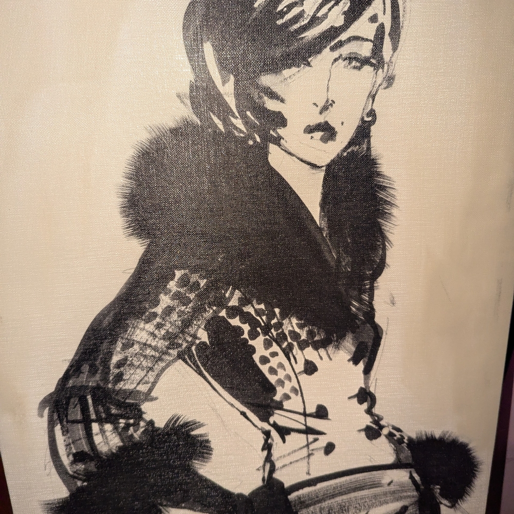 Renowned Artist: Anne Tavoletti (hand-signed). Bold, confident brushstrokes .